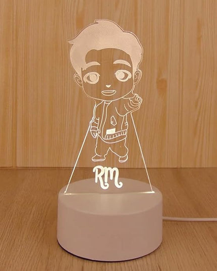 RM Kpop Bangtan Boys LED Night Light Bedroom Desk Lamp - Perfect Holiday Gift, Birthday Gift, Christmas Gift (Novelty Item, Limited Stock) - LeafyLoom
