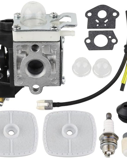 PB250 Carburetor Air Filter kit for Echo ES-250 Leaf Blower RB-K106 PB-250 Blower PB-250LN 165 Mph and 391 Cfm A021003661 Carburetor w Fuel Line - LeafyLoom