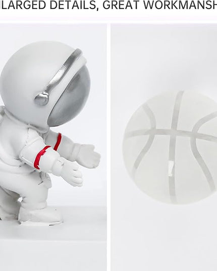 Night Light for Kids Adults, 3D Galaxy Crystal Ball Super Soft Illumination LED Small Night Lamp USB Powered and Button Control Moon Lights for Bedroom or Gift, Basketball - LeafyLoom