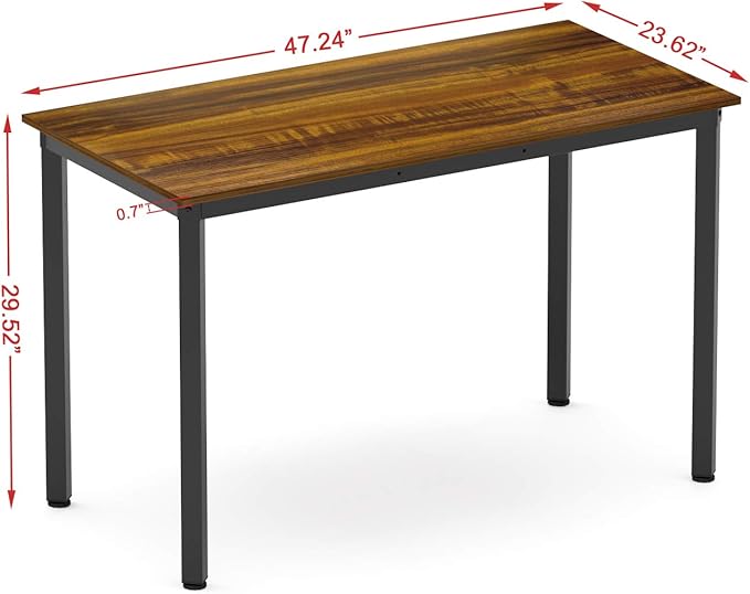 Weehom Computer Desk Home Office Writing Desk Study Laptop/Dining Table - LeafyLoom