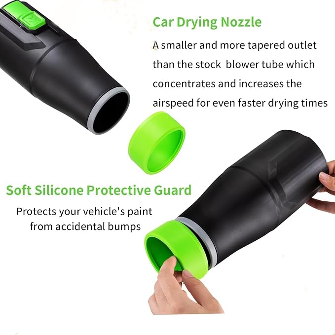Car Drying Nozzle for EGO Leaf Blower Nozzle Work for 530 575 580 615 650 765 670- Bare Nozzle 1 Pack - LeafyLoom