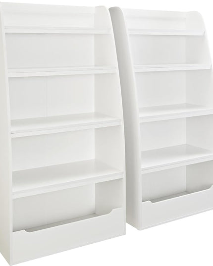 Ameriwood Home Hazel Kids' 4 Shelf Bookcase, White - LeafyLoom