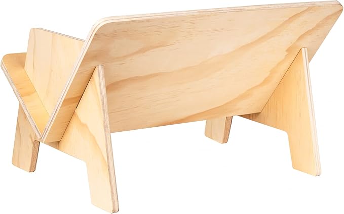 Wooden Tilted Tabletop Bookshelf， Kids Bookcase， Rustic Desktop Storage Organizer Display Bookshelf， Wooden Tabletop Tilted Bookcases for Books， CDs - LeafyLoom