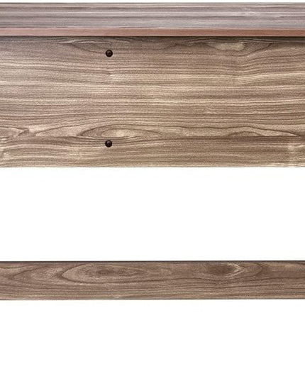 OneSpace Adina 2 Drawers Writing Desk, Walnut - LeafyLoom