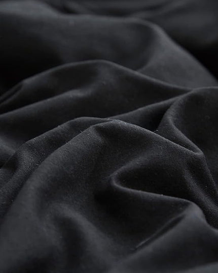 Black Ruffled Comforter Set Full Size Bedding Set Women Black Ruffles Blanket Men Black Ruffled Comforter Farmhouse Ruffle Fringe Design Girls 3 PCs Solid Black Ruffled Bedding Set - LeafyLoom