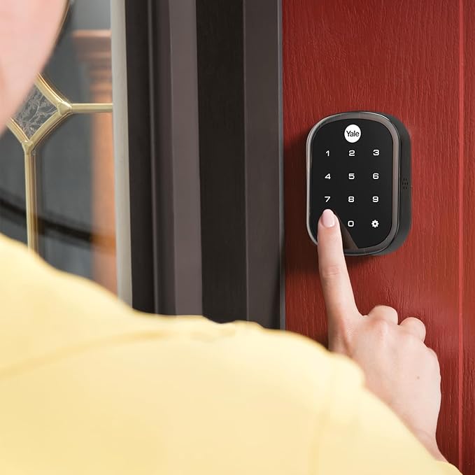 Yale Assure SL Deadbolt Lock, Oil Rubbed Bronze Keyless Entry Door Lock with Electronic Touchscreen with Keypad for Code Entry, YRD256-NR-0BP Yale