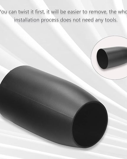 Leaf Blower Flat Nozzle and Flare Nozzle Tip Compatible with Milwaukee Leaf Blower 2724-20 2724-21, touchless Quick Drying, Cleaning and Other uses., Easy to Install and Remove.(Black) - LeafyLoom