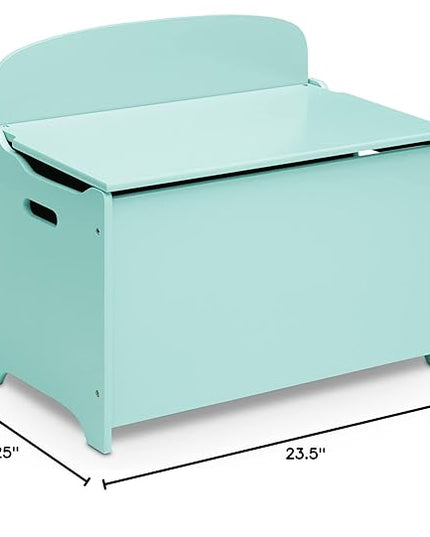 Delta Children MySize Deluxe Toy Box, Mint - LeafyLoom