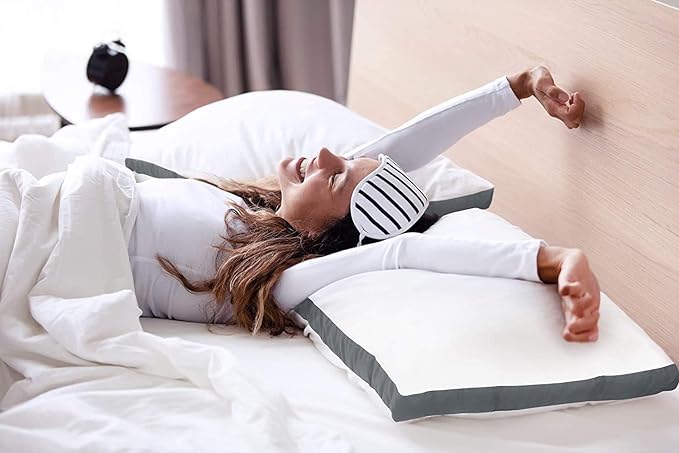 Utopia Bedding Bed Pillows for Sleeping King Size (Grey), Set of 6, Cooling Hotel Quality, Gusseted Pillow for Back, Stomach or Side Sleepers - LeafyLoom
