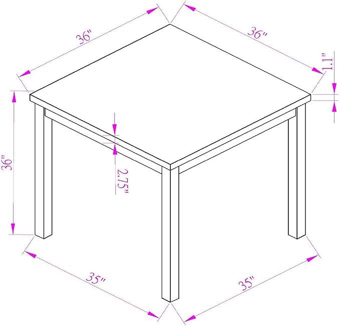Home Kitchen 5 Piece Dining Set, Breakfast 4 Padded Stools, Industrial Bar Table & Chairs Furniture for Living Room, Apartment, Space-Saving Design, White+Black - LeafyLoom
