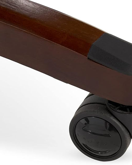 La-Z-Boy Delano Big & Tall Executive Office Chair, High Back Ergonomic Lumbar Support, Bonded Leather, Brown - LeafyLoom