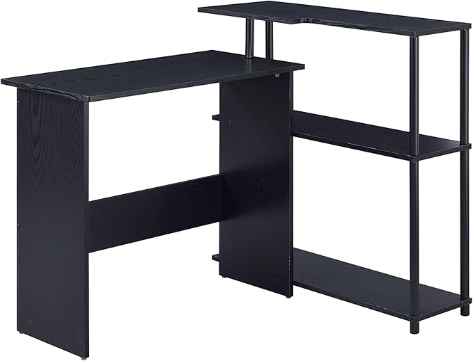 NicBex Kimberly-DW-00038-LWJ Home Office Desks, 39"x32"x34", Black-1 - LeafyLoom