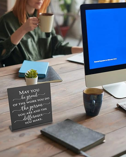 Going Away Gift for Coworker Funny Farewell Gifts For Coworkers Boss Office Desk Decor Retirement Gifts For Women Men Retirement Party Decorations New Job Gifts For Desk dksg22 - LeafyLoom
