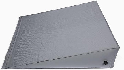Self-Inflating Bed Wedge Pillow | Lightweight for Travel | Wedge Pillow for Sleeping and Acid Reflux, Heartburn, and GERD Pillow (30 Inch) - LeafyLoom