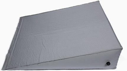 Self-Inflating Bed Wedge Pillow | Lightweight for Travel | Wedge Pillow for Sleeping and Acid Reflux, Heartburn, and GERD Pillow (TWDPRO2, 22 Inch) - LeafyLoom