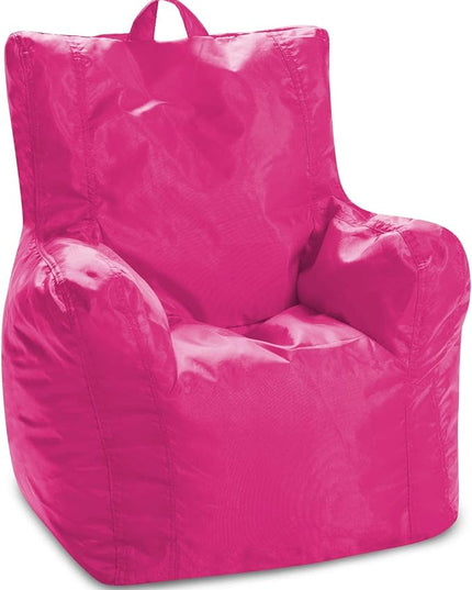 Posh Creations Bean Bag Structured Seat for Toddlers and Kids, Comfy Chair for Children, Pasadena, Pink - LeafyLoom