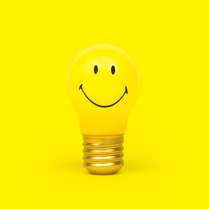 Suck UK | Smiley Face Lamp | Cordless Table Lamp Led Light Bulb | Smiley Face Light & Smiley Face Decor | Kids Night Light | USB Rechargeable Lamp | Cool Room Decor & Kids Room Decor | Cordless Lamps - LeafyLoom