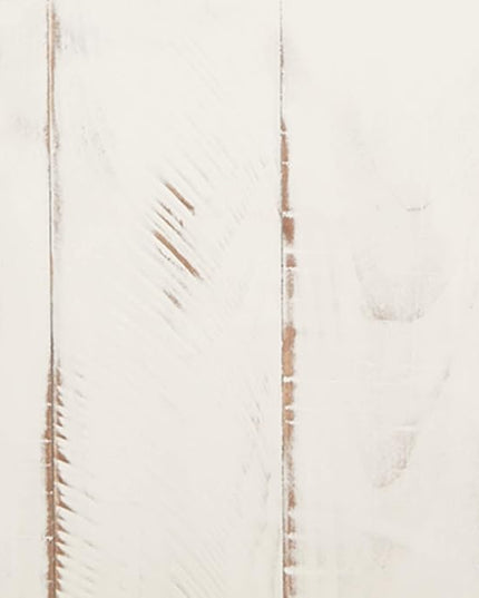 Signature Design by Ashley Wystfield Farmhouse Square Storage Coffee Table with Hinged Lift Top, Distressed White - LeafyLoom