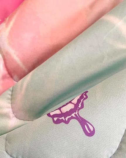 Girls Butterfly Comforter Set Bed in A Bag Twin Size 7 Piece 3D Purple Bedding Comforter Bed Set with Pillow Shams, Flat Sheet, Fitted Sheet, Pillowcases All Season - LeafyLoom