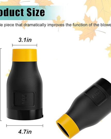 Car Drying Nozzle for Dewalt 20V MAX Leaf Blower(DCBL722B DCBL722P1), Blower Nozzle for Dewalt- Bare Nozzle 1 Pack(DCE100B DCBL720P1 Not Fit) - LeafyLoom