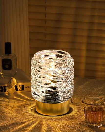 Battery Operated Lamp with Timer,Glass Cordless Lamps with LED Bulb,Decorative Lights for Living Room Bedroom Tabletop Entryway Centerpiece Gift (White) - LeafyLoom