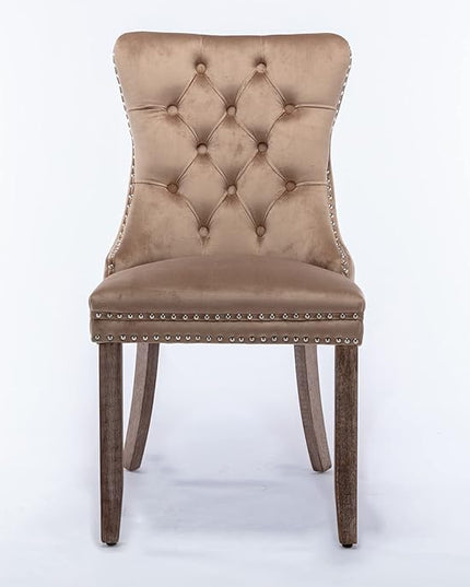 NicBex Haerin-SD-00114-LWJ Dining Chairs, 25.5"x19.7"x37.4", Khaki - LeafyLoom
