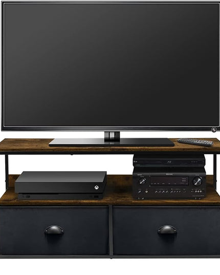 Sorbus TV Stand Dresser with 2 Drawers - Television Riser Chest with Storage - Bedroom, Living Room, Closet, & Dorm Furniture - LeafyLoom