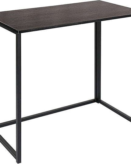 Leopard Outdoor Products Folding Computer / Laptop Table for Small Spaces, Space-Saving Home Office / Writing Desk, Compact Study Reading Foldable Desk (Black) - LeafyLoom