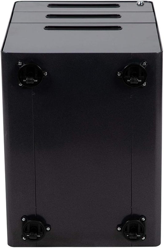 Flash Furniture Wren Ergonomic 3-Drawer Mobile Locking Filing Cabinet with Anti-Tilt Mechanism and Hanging Drawer for Legal & Letter Files, Black - LeafyLoom