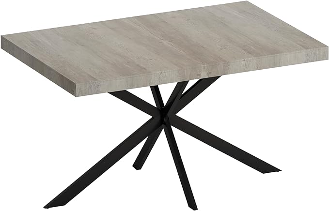 NicBex 70.87Inch Rectangular Stretch Dining Table,Modern Kitchen Table with Grey Carole Top and Storage Box for 6 to 8,Large Dining Room Table for Kitchen,Small Space and Living Room,Space-Saving,Grey - LeafyLoom