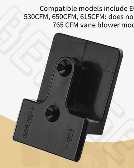 Blower Wall Mount/Mounting Bracket for EGO Vane Blowers, Fits Models 530CFM 615/650CFM, Two Mounting Methods, W/Screws, Does Not Fit 765 CFM Vane Blower Models - LeafyLoom