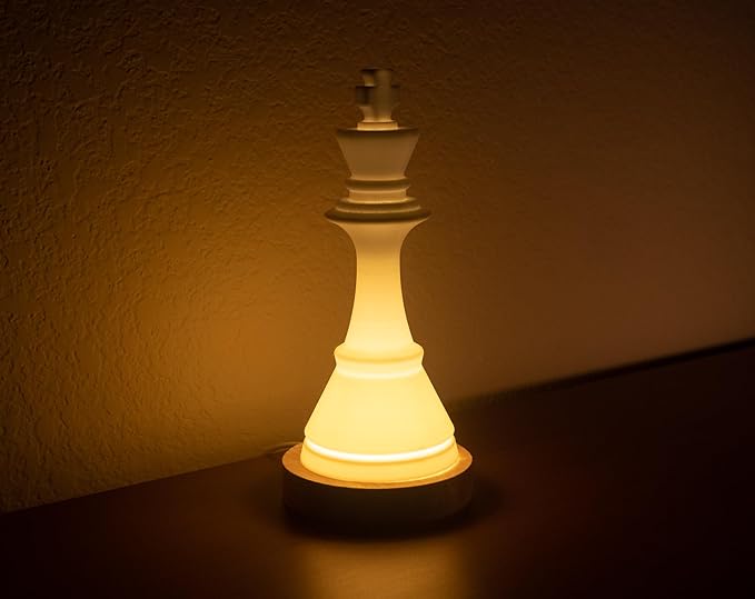 Chess King Lamp - LeafyLoom