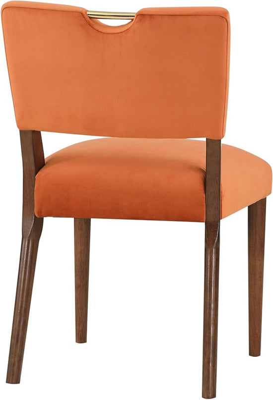 NicBex Haerin-SD-00135-LWJ Dining Chairs, 23"x19"x33", Orange - LeafyLoom