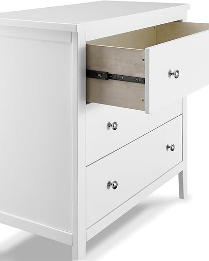 Delta Children Campbell Dresser, Bianca White - LeafyLoom