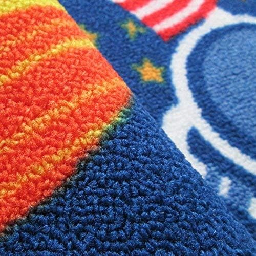 FADFAY Outer Space Kids Rug Cute Kids Room Carpet 39''52'' - LeafyLoom