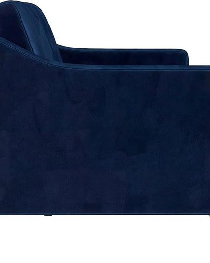 Mr. Kate Tess Sofa with Soft Pocket Coil Cushions, Small Space Living Room Furniture, Blue Velvet - LeafyLoom