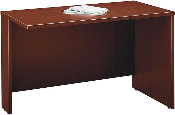 Bush Business Furniture Series C Collection 48W Return Bridge in Mahogany - LeafyLoom