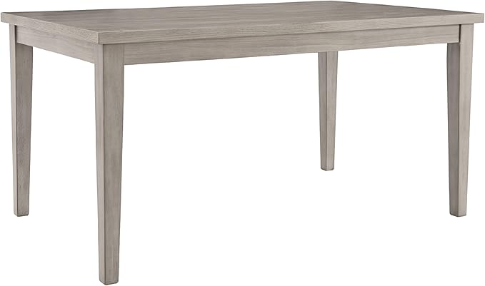Signature Design by Ashley Parellen Modern Farmhouse Rectangular Dining Room Table, Gray - LeafyLoom