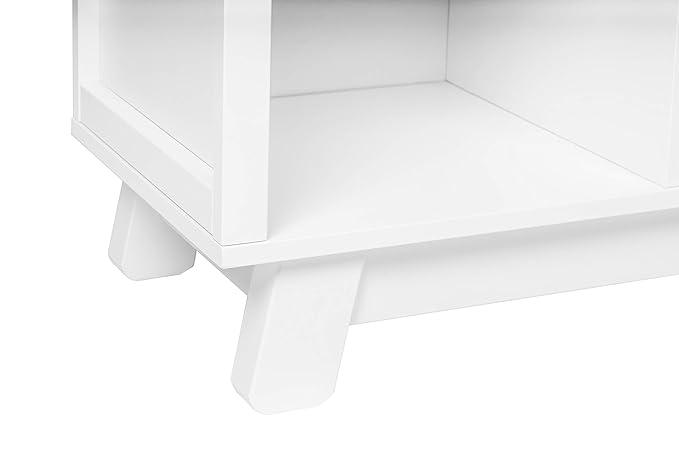 Babyletto Hudson Cubby Bookcase in White - LeafyLoom