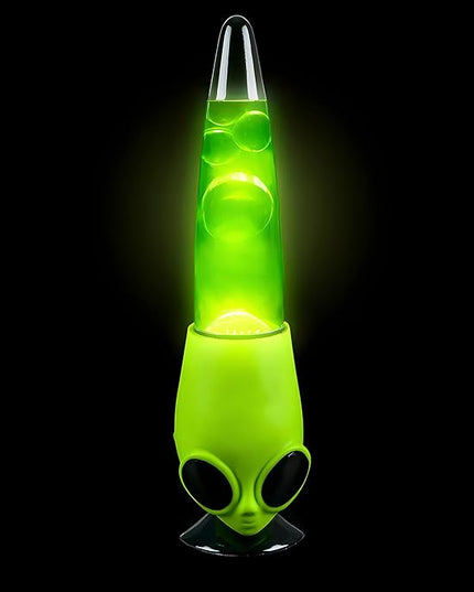 Rhode Island Novelty 13 Inch Alien Head Wax Motion Lamp - LeafyLoom