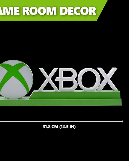 Paladone Green Xbox Icons Light, Dynamic Phasing and Pulsing Light Modes, Officially Licensed Gaming Setup Accessories, 11.8" - LeafyLoom