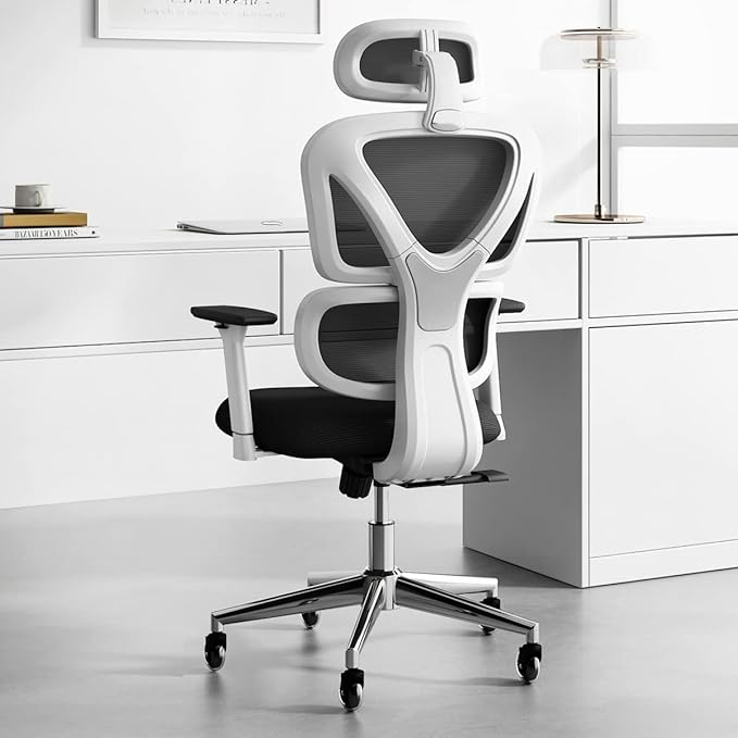Sytas Ergonomic Home Office Chair, Desk Chair with Lumbar Support, Ergonomic Computer Chair High Back - LeafyLoom