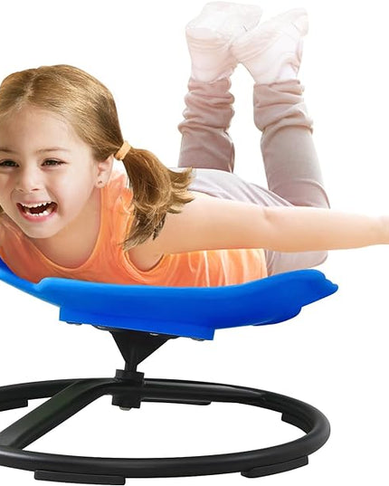 Autism Sensory Products Kids Swivel Chair for Autistic Kids Sensory Spinning Chair Spin Seat Sensory Indoor/Outdoor - Improve Balance & Motion Sickness Relief for Children & Teens - LeafyLoom