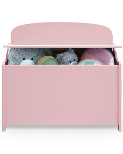 Delta Children MySize Deluxe Toy Boxes, Dusty Rose and Deep Blue - LeafyLoom