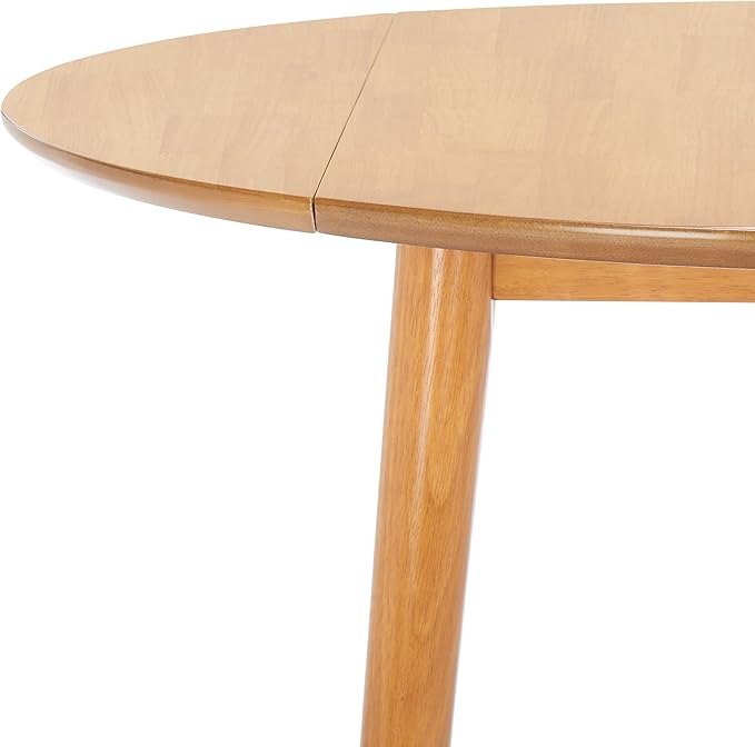 Safavieh Home Collection DTB1401 Table, Light Oak - LeafyLoom