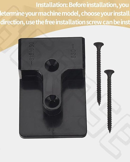 Blower Wall Mount/Mounting Bracket for EGO Vane Blowers, Fits Models 530CFM 615/650CFM, Two Mounting Methods, W/Screws, Does Not Fit 765 CFM Vane Blower Models - LeafyLoom