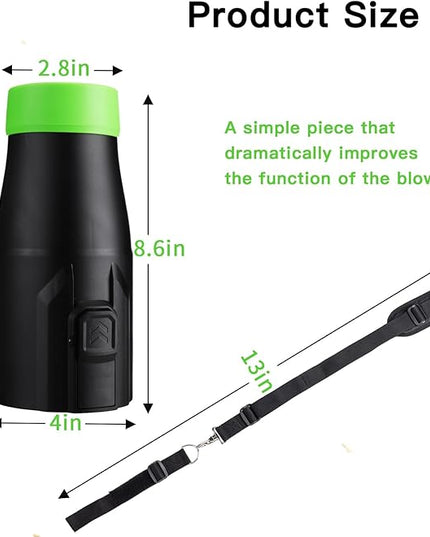Car Drying Nozzle for EGO Leaf Blower Work for EGO 530 575 580 615 650 765 670 1 Pack + Shoulder Strap - LeafyLoom