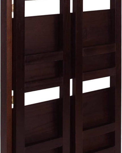 Casual Home 3-Shelf Folding Student Bookcase (20.75" Wide)-Espresso - LeafyLoom