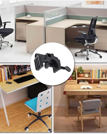 2 Pcs Desk Clamp Work Light Mounting Bracket Heavy-duty Plastic Table Mounting Clamp for Desk Lamp, Magnify Lamp, Tablet Holder, Etc - LeafyLoom