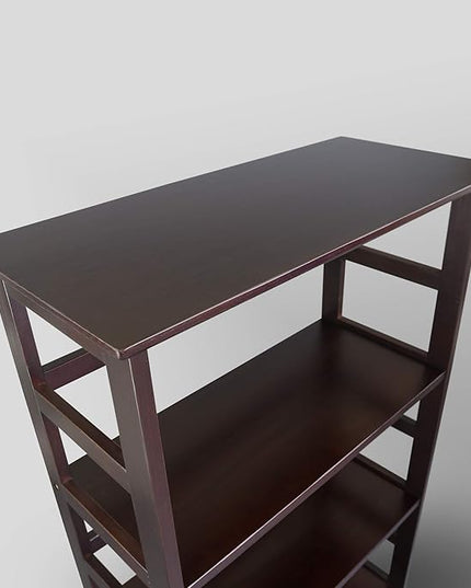 Casual Home Soho Manhattan 4-Shelf Bookcase 26 Wide - Espresso, 304-44 - LeafyLoom